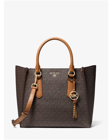 kris large logo satchel michael kors|Michael Kors Large Handbags.